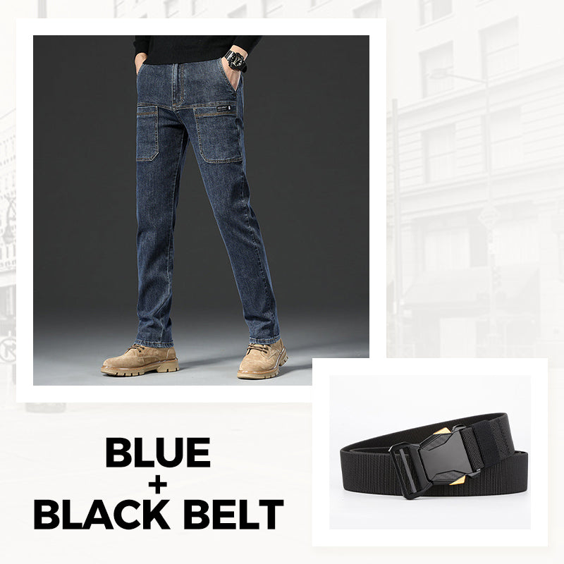 🔥50% OFF👖Men’s Slim Fit 6-Pocket Jeans