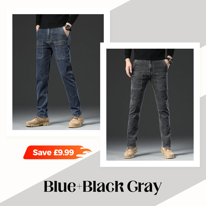 🔥50% OFF👖Men’s Slim Fit 6-Pocket Jeans
