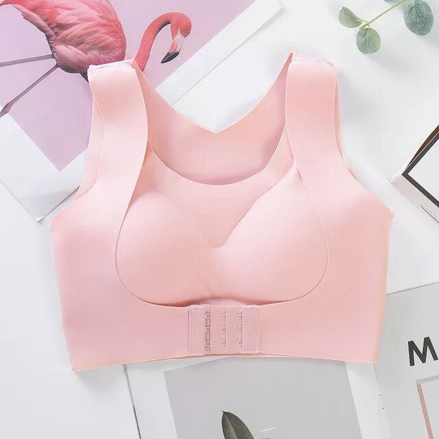 🎉LAST DAY SALE -70% OFF⚡Front Closure Cross-Back Wireless Posture Bra