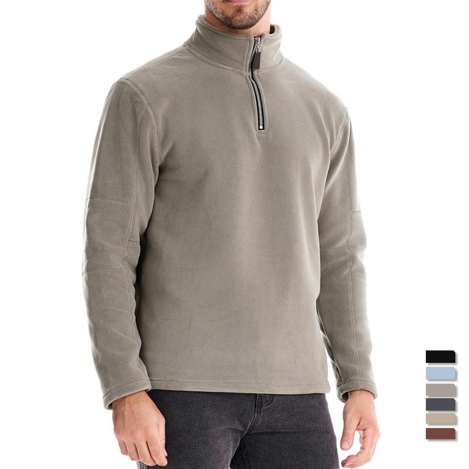 ✨Stylish Half-Zip Long Sleeve Tops for Men