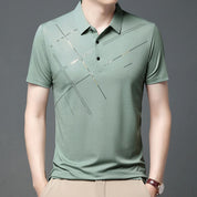 👕 HOT SALE — Men's Ice Silk Stretch Shirt ❄️ Cool & Comfortable