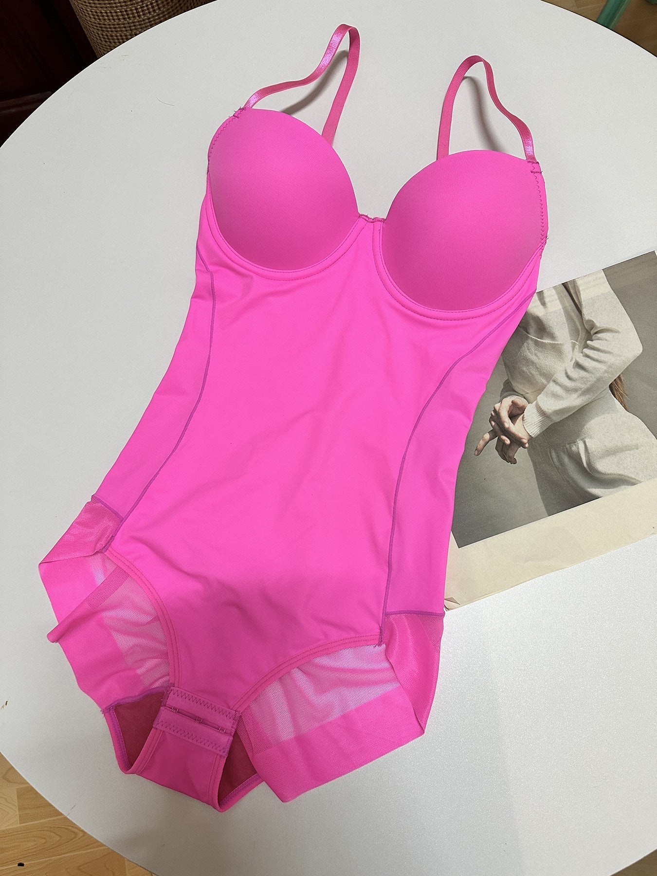 🏆Shapewear Bodysuit with Bra | Ruched Slimming Adjustable Waist✨