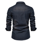 🎁Best Gift For Him✨Men's Denim Non-Iron Long Sleeve Shirt