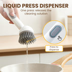 💥Christmas Sale BUY 1 GET 1 FREE🧼 Spin Away Grime Easily – Rotatable Cleaning Brush 🔄|Powerful & Ergonomic for Every Surface✅