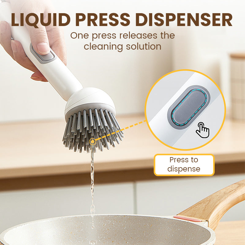 💥Christmas Sale BUY 1 GET 1 FREE🧼 Spin Away Grime Easily – Rotatable Cleaning Brush 🔄|Powerful & Ergonomic for Every Surface✅