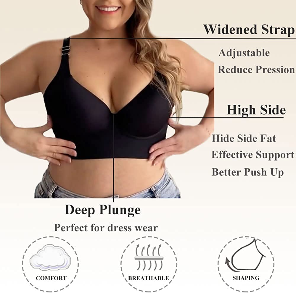 🏆HOT SALE 50% OFF🔥Back Smoothing Underwire Push Up Bra