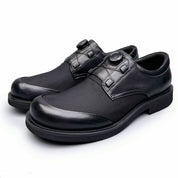 💥Free Shipping ✈️Knob Design Breathable Mesh Leather Shoes