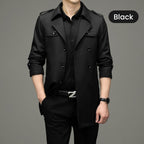 🎁Today's Special: 65% OFF|Men's Double-Breasted Windproof Trench Coat
