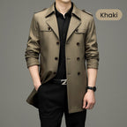 🎁Today's Special: 65% OFF|Men's Double-Breasted Windproof Trench Coat