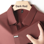 👑Fliwos Men’s Breathable Casual Lapel Wrinkle-free T-shirt