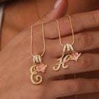 💖Last Day 50% OFF✨3-Layering Initial A-Z Letter Pendant Necklaces🎀
