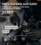 🔥Christmas Sale 53% OFF🎅100/50PCS Black Nitrile Disposable Glove