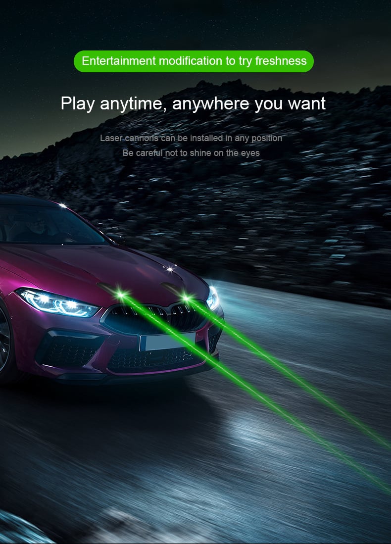Car Safety Warning Long-range Remote Pilot Laser Light