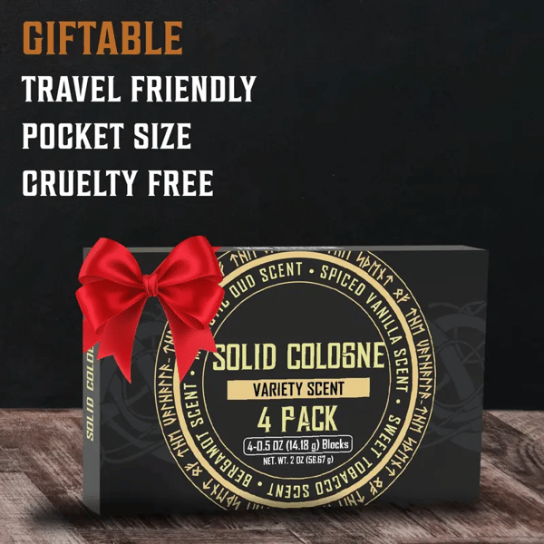 🎅🎁Christmas Gift idea 51% OFF🎄💖Men's Exclusive Solid Perfume Set - 4 Pack