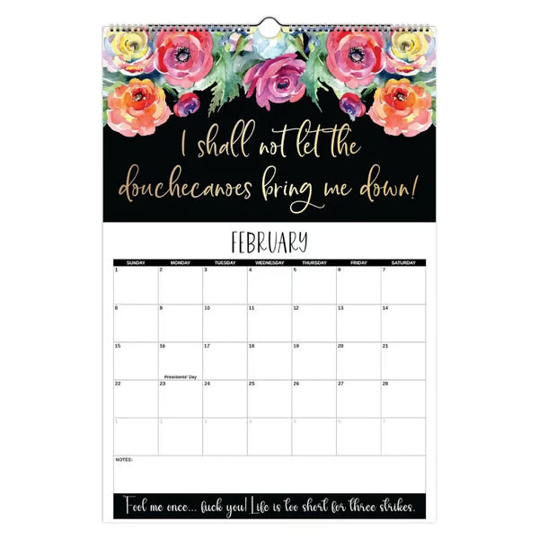 🏆Christmas Pre Sale 49% OFF - Here We F*cking Go Again: 2026 Swear Calendar for Tired-Ass Women