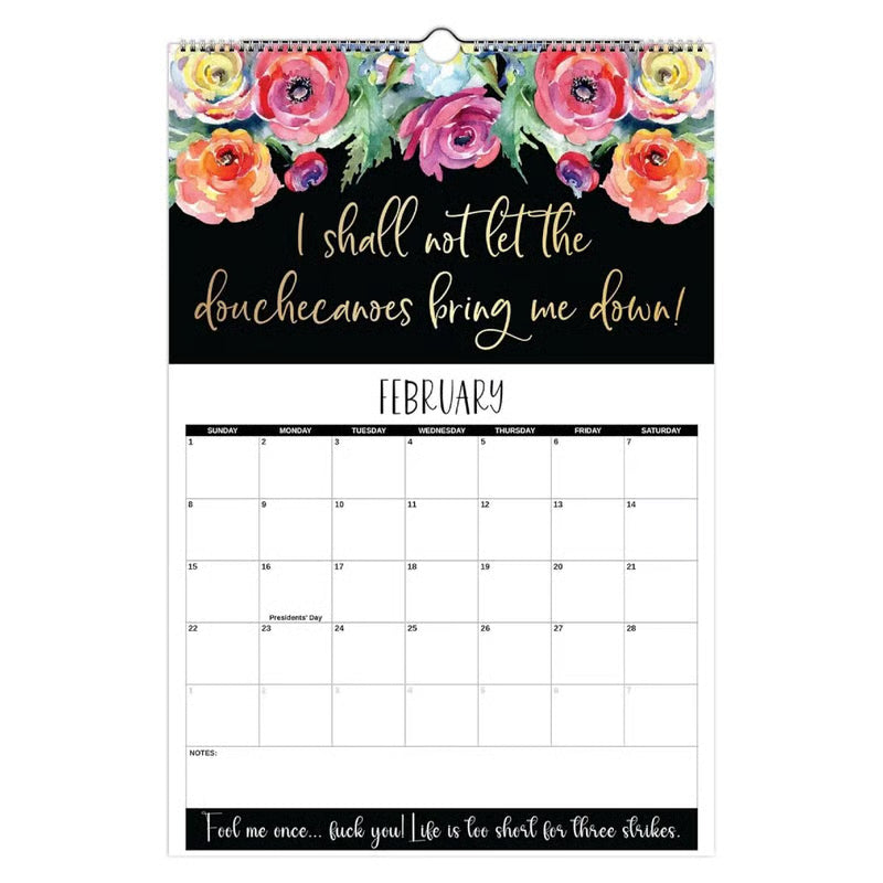 🏆Christmas Pre Sale 49% OFF - Here We F*cking Go Again: 2026 Swear Calendar for Tired-Ass Women