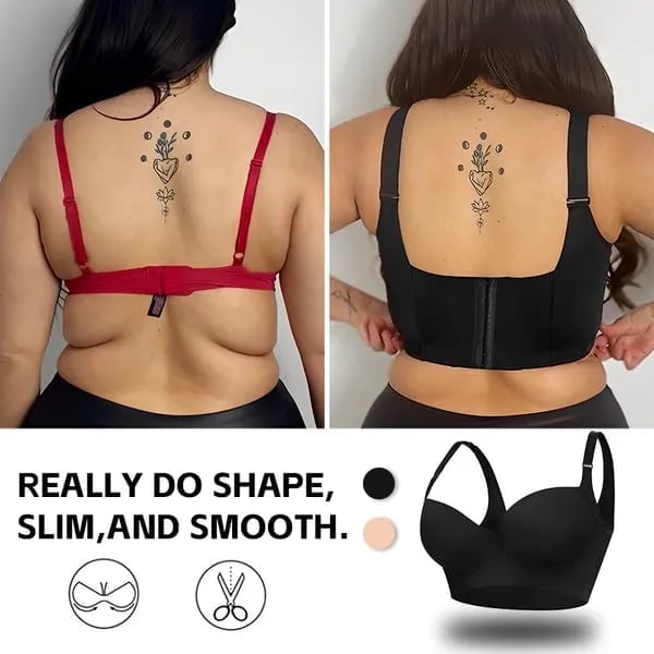🏆HOT SALE 50% OFF🔥Back Smoothing Underwire Push Up Bra