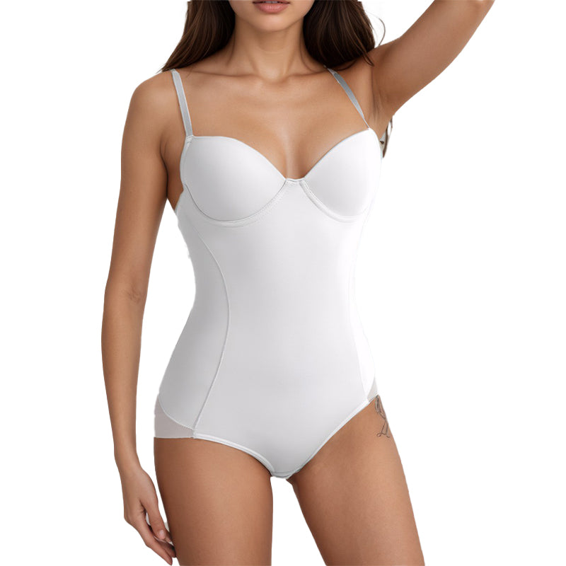 🏆Shapewear Bodysuit with Bra | Ruched Slimming Adjustable Waist✨