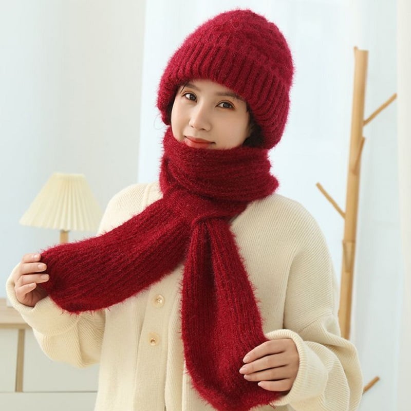 🔥🎅EARLY CHRISTMAS SALE -49% OFF🎄Winter Versatile Knitted Hooded Scarf for Women