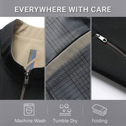 ✨Fliwos® Men's Standing Collar Zipper Casual Jacket