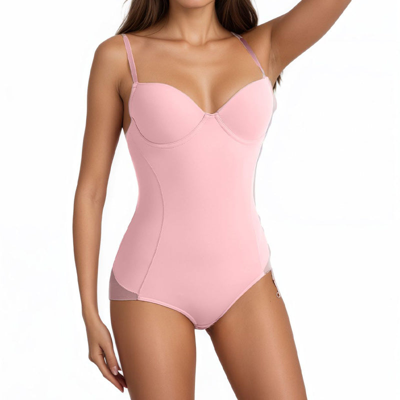 🏆Shapewear Bodysuit with Bra | Ruched Slimming Adjustable Waist✨