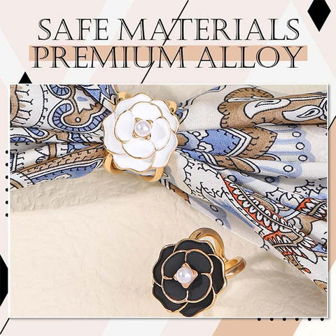 ✨ French Elegant Coat Scarf Buckle – Elegance at your fingertips!
