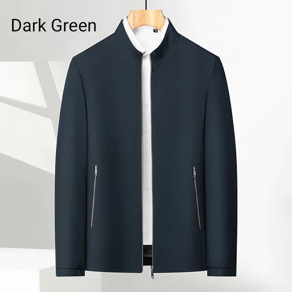 ✨Fliwos® Men's Standing Collar Zipper Casual Jacket