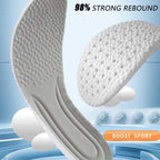 🦶 Flexible Anti-Flatfoot Corrective Rebound Antibacterial Athletic Insoles 🛡️🦠