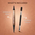 🔥50% OFF-Buy 1 Get 1 Free 💥Waterproof & Smudge-Proof Brow Pen👁️‍🗨️