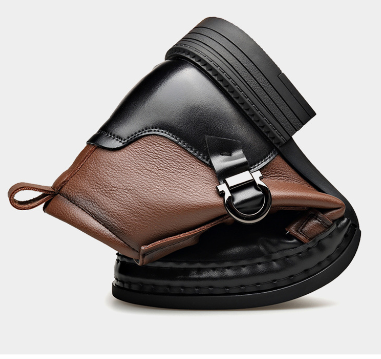 👢 60% OFF NOW! ⏰ Men‘s Genuine Leather Ankle Boots – Durable, Stylish & All-Day Comfort for Casual & Work 🔧