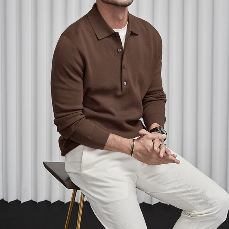 Elegant Simple Stylish Knitted Sweater
