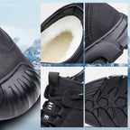 Limited-time 50% off⚡Men's Faux Wool Lining Leather Sneaker
