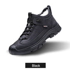 Limited-time 50% off⚡Men's Faux Wool Lining Leather Sneaker