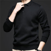 🔥New Hot Sale🔥Men's Lightweight & Warm Casual Basic Collared Knit Sweater