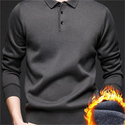🔥New Hot Sale🔥Men's Lightweight & Warm Casual Basic Collared Knit Sweater