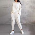 🎉HOT SALE💖Round-Neck Long-Sleeved Top ＆ Pants 2-Piece Set