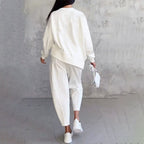 🎉HOT SALE💖Round-Neck Long-Sleeved Top ＆ Pants 2-Piece Set