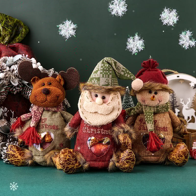 🎁Christmas Surprise Price: 50% OFF!!🎄Christmas Plush Toy Gift Bag