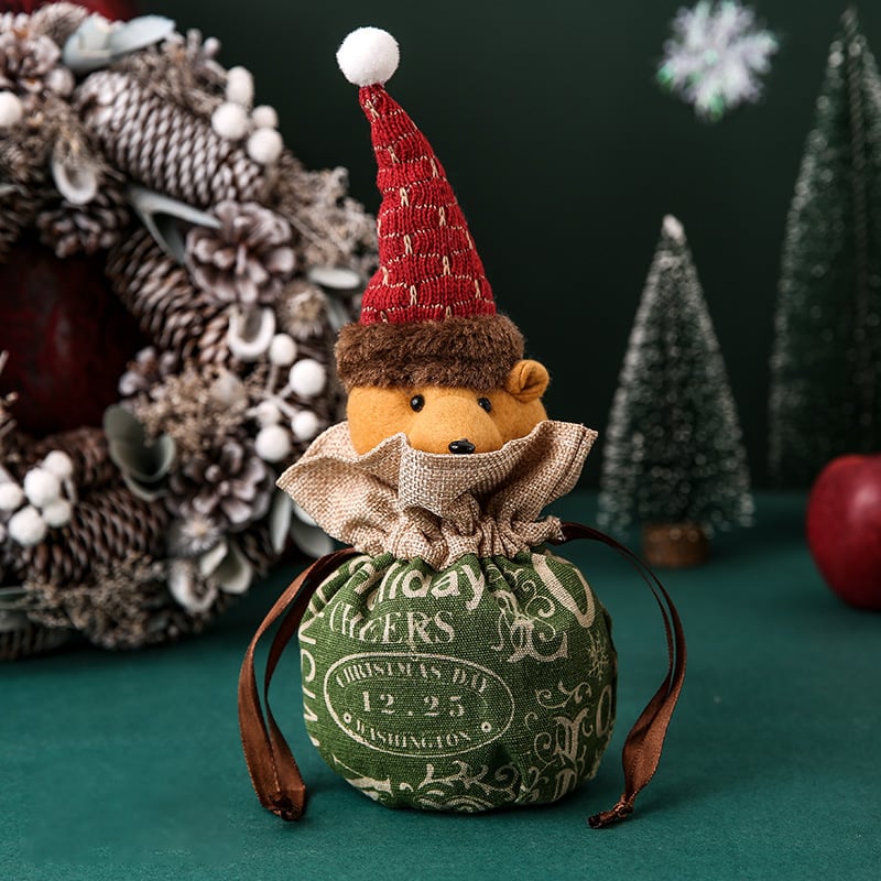 🎁Christmas Surprise Price: 50% OFF!!🎄Christmas Plush Toy Gift Bag