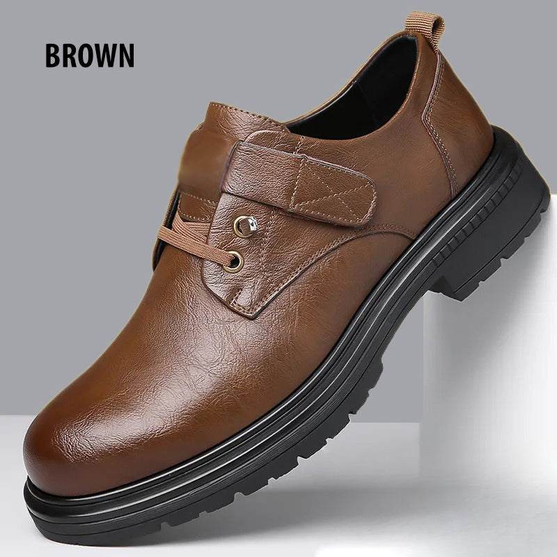 Men's Breathable Vintage Soft-Sole Leather Shoes