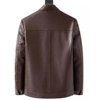 🔥Hot Sale Offers-Men’s Warm Plush Lining Leather Jacket
