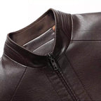 🔥Hot Sale Offers-Men’s Warm Plush Lining Leather Jacket