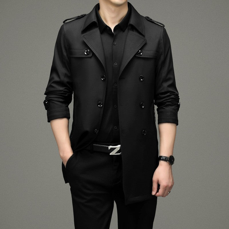 ✈️Free shipping✈️ Men's Double Breasted Trench Coat🧥