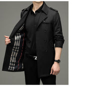 ✈️Free shipping✈️ Men's Double Breasted Trench Coat🧥