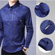 🔥BIG Discount🔥Men's Wrinkle-Free Business Stretch Shirt