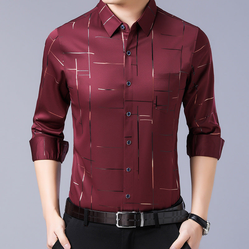 🔥BIG Discount🔥Men's Wrinkle-Free Business Stretch Shirt