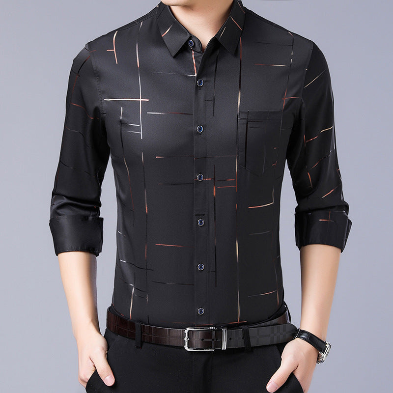 🔥BIG Discount🔥Men's Wrinkle-Free Business Stretch Shirt