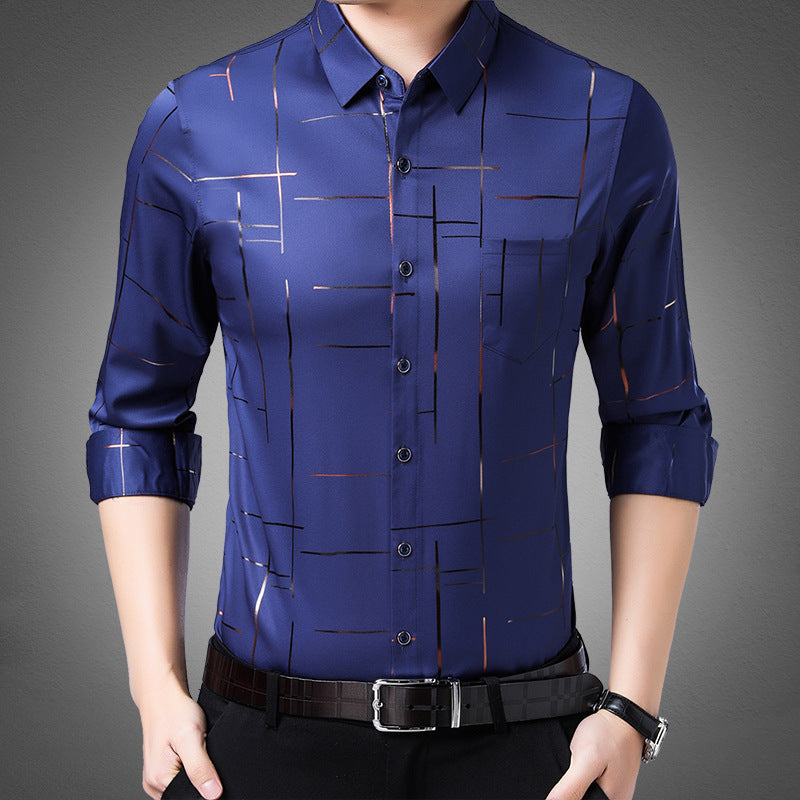 🔥BIG Discount🔥Men's Wrinkle-Free Business Stretch Shirt