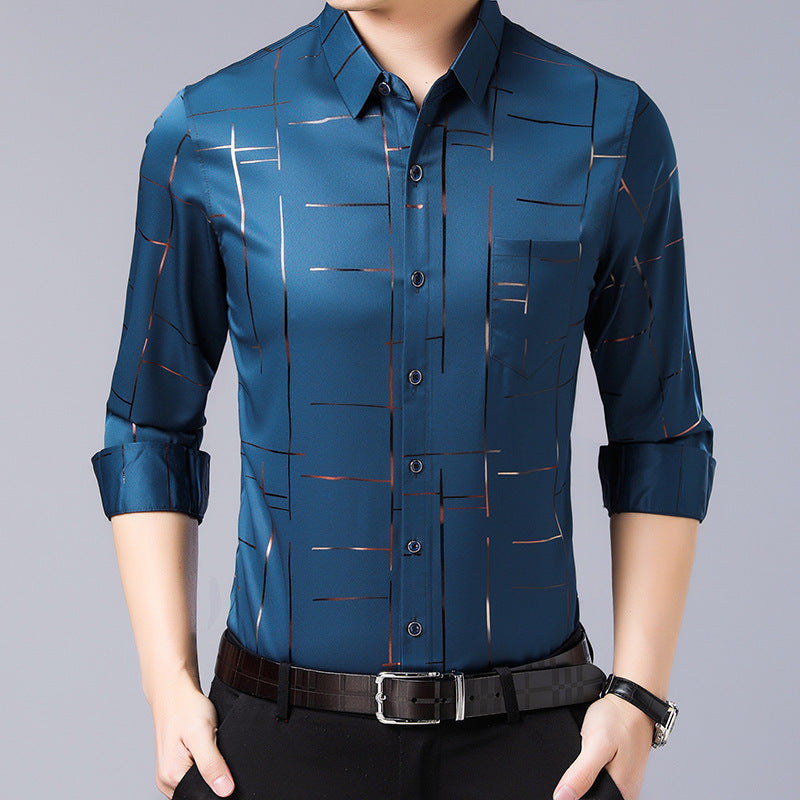 🔥BIG Discount🔥Men's Wrinkle-Free Business Stretch Shirt