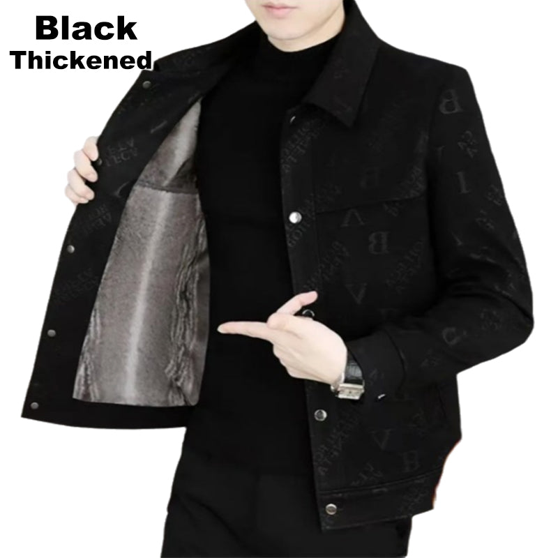 ✨New Arrival✨Men's Warm and Comfortable Lapel Wool Jacket